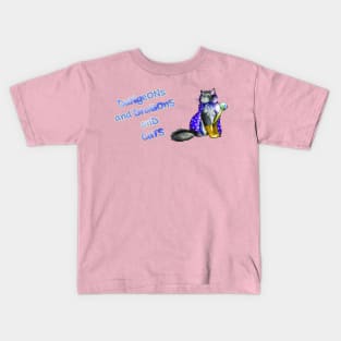 Dungeons and dragons and cats dungeon meowster Kids T-Shirt